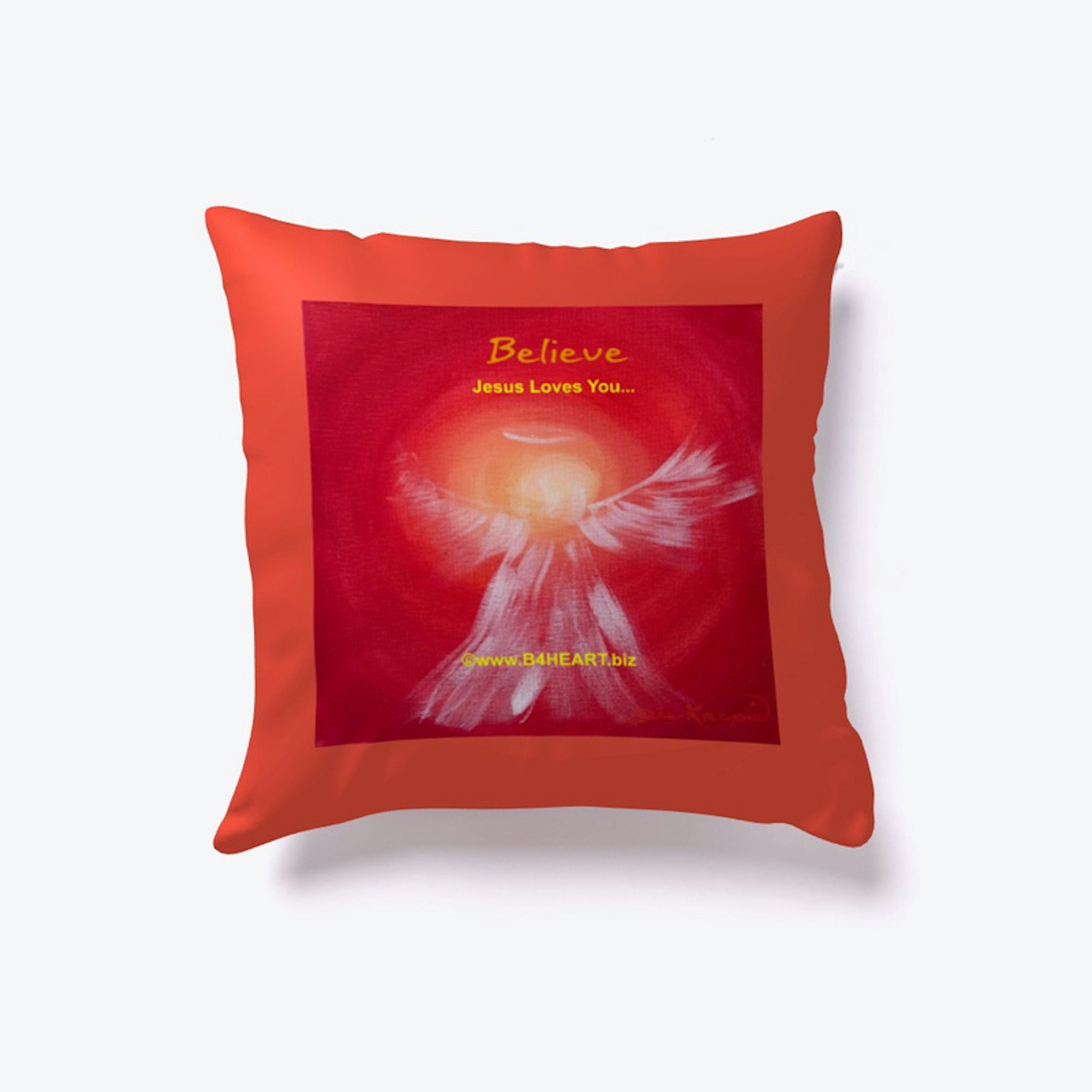 JESUS Loves You Pillow